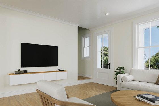 Interior - Entry for Farmhouse House Plan #461-102 - 4 bed, 3 bath