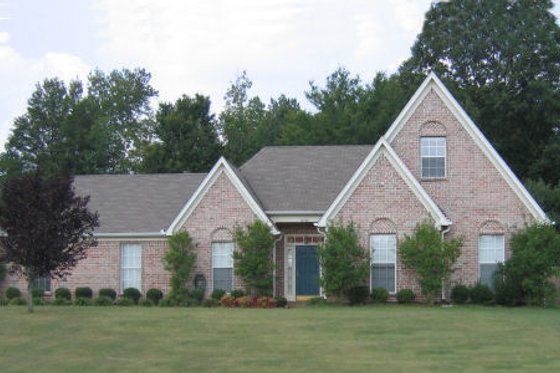 Exterior - Front Elevation for European House Plan #81-13755 - 3 bed, 2 bath