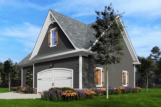 Exterior - Other Elevation for Traditional House Plan #54-558, 0 bath