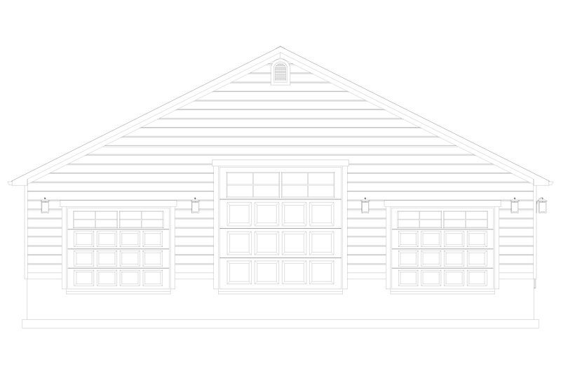 House Blueprint - Exterior - Front Elevation 5 for Traditional House Plan #1060-331, 0 bath