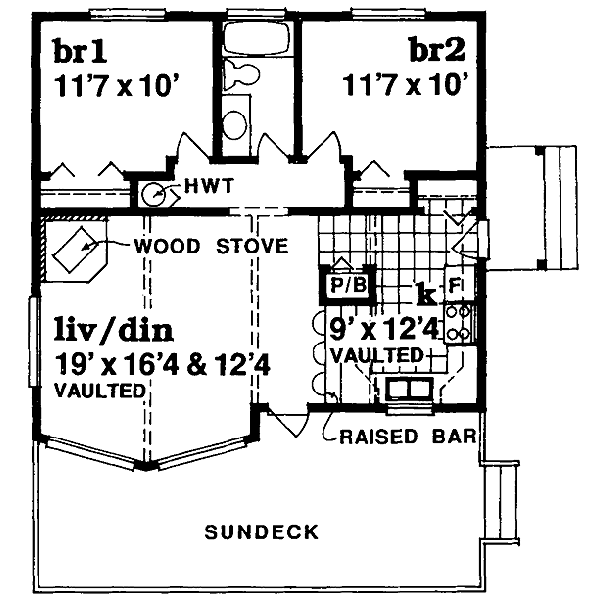 Dream House Plan - Modern Floor Plan - Main Floor Plan #47-308
