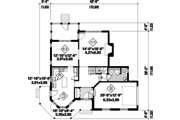 Victorian Style House Plan - 3 Beds 1 Baths 1835 Sq/Ft Plan #25-4765 