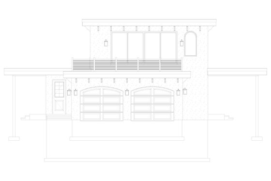 Exterior - Other Elevation for Mediterranean House Plan #1060-420 - 3 bed, 2.5 bath
