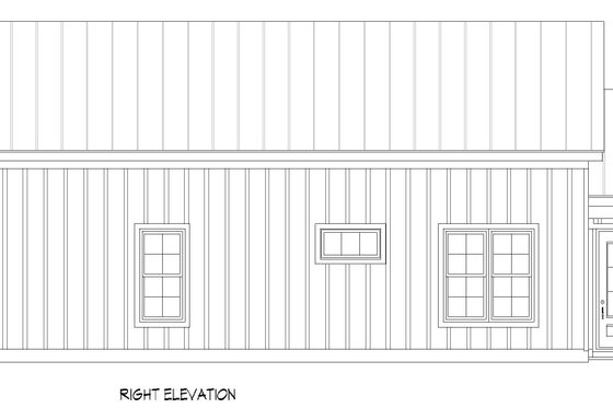 Exterior - Other Elevation 2 for Barndominium House Plan #932-1242 - 4 bed, 3 bath