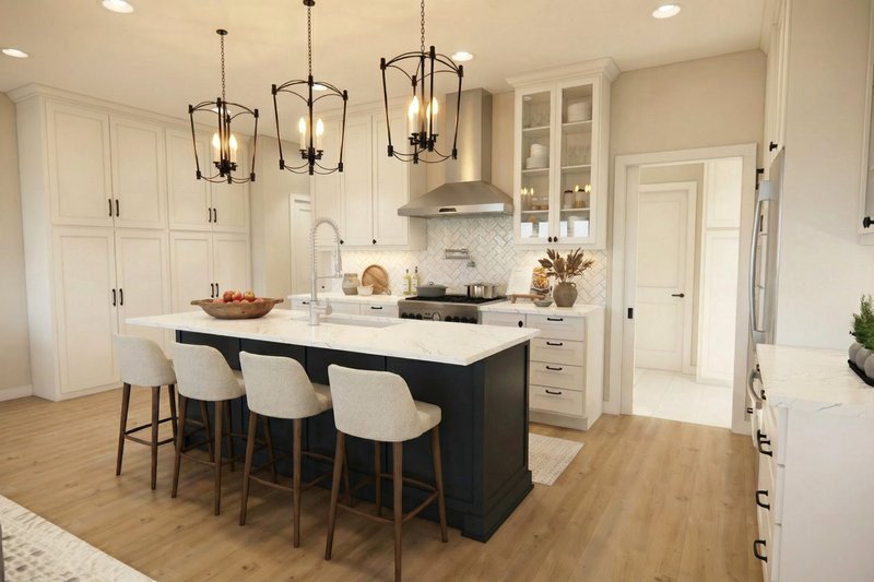Home Plan - Interior - Kitchen 2 for Farmhouse House Plan #51-1517 - 4 bed, 2.5 bath