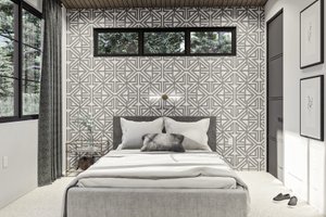Interior - Master Bedroom for Modern House Plan #455-540 - 1 bed, 1 bath
