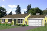 Ranch Style House Plan - 3 Beds 2 Baths 1200 Sq/Ft Plan #116-290 