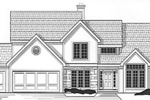 Traditional Exterior - Front Elevation Plan #67-415