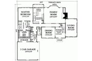 Southern Style House Plan - 4 Beds 3 Baths 3233 Sq/Ft Plan #137-162 