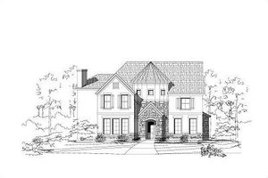 Traditional Exterior - Front Elevation Plan #411-401