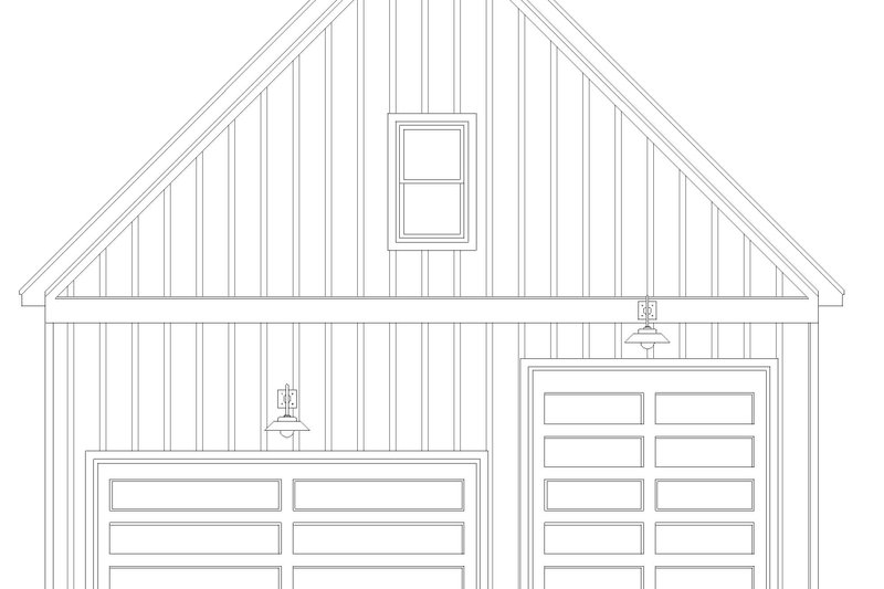 Architectural House Design - Exterior - Front Elevation 3 for Contemporary House Plan #932-838, 0 bath