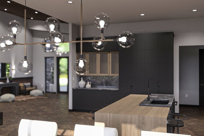 House Design - Interior - Kitchen 1 for Modern House Plan #455-392 - 2 bed, 2 bath