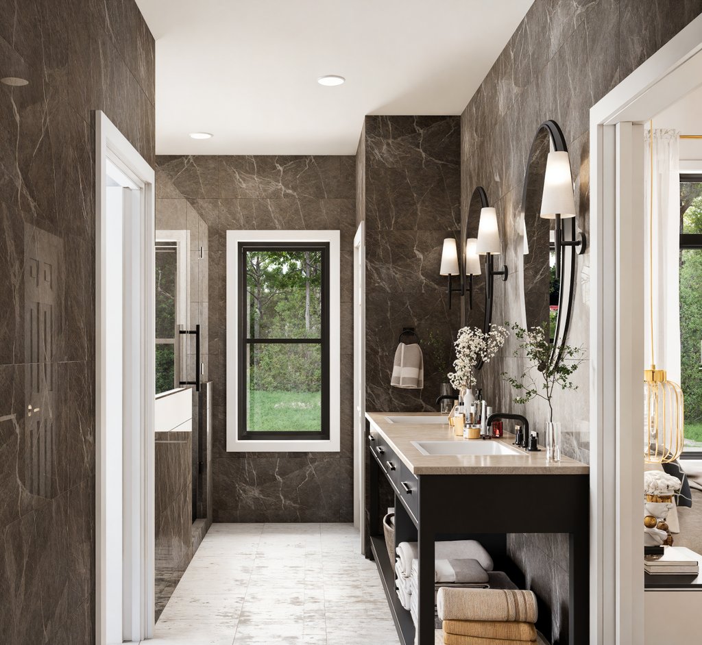 Interior - Master Bathroom for Craftsman House Plan #1089-62 - 3 bed, 2.5 bath