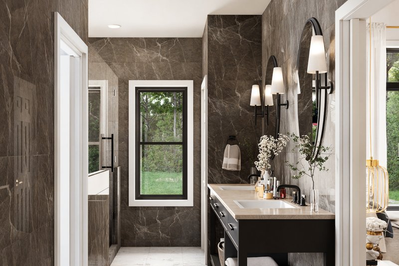 Home Plan - Interior - Master Bathroom for Craftsman House Plan #1089-62 - 3 bed, 2.5 bath