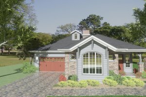 Home Plan - Exterior - Front Elevation for Bungalow House Plan #1126-6 - 3 bed, 2.5 bath