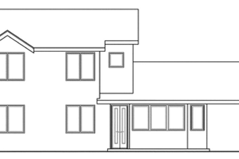 Dream House Plan - Exterior - Other Elevation 1 for European House Plan #124-876 - 3 bed, 2.5 bath