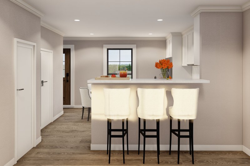 Architectural House Design - Interior - Kitchen for European House Plan #17-3421 - 8 bed, 8 bath