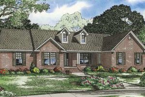 Traditional Exterior - Front Elevation Plan #17-2289