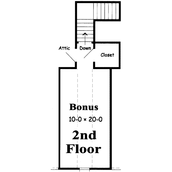 European Floor Plan - Upper Floor Plan #329-101