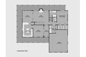 Floor Plan - Main Floor for Country House Plan #531-1 - 3 bed, 2.5 bath