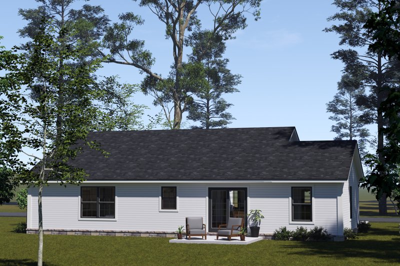 House Plan Design - Exterior - Other Elevation 1 for Contemporary House Plan #513-2344 - 3 bed, 2 bath
