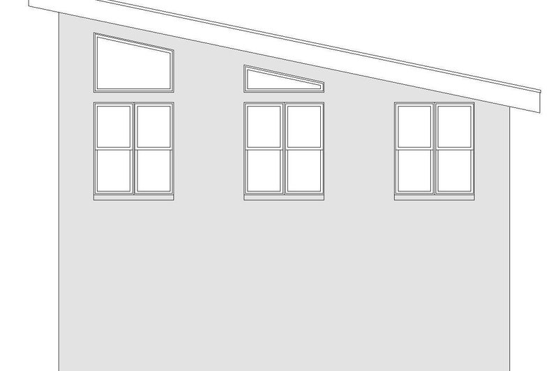 Architectural House Design - Exterior - Other Elevation 1 for Contemporary House Plan #932-53, 0 bath