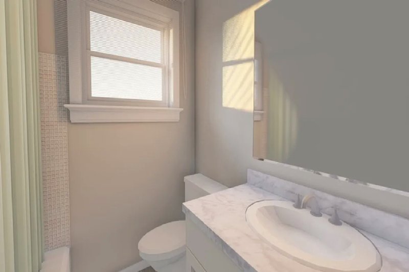 House Blueprint - Interior - Master Bathroom 1 for Farmhouse House Plan #126-253 - 3 bed, 3 bath
