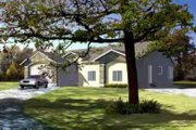 Traditional Style House Plan - 3 Beds 2 Baths 1635 Sq/Ft Plan #1-581 