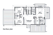 Modern Style House Plan - 3 Beds 2.5 Baths 2891 Sq/Ft Plan #496-12 