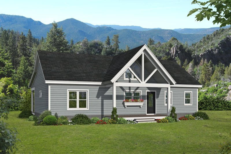 Victorian Style House Plan - 3 Beds 2 Baths 1412 Sq/Ft Plan #932-409