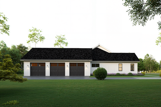Exterior - Other Elevation 1 for Farmhouse House Plan #1112-19 - 4 bed, 3.5 bath