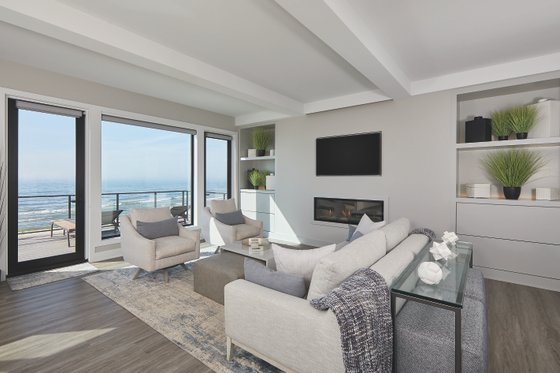 Interior - Family Room 1 for Contemporary House Plan #928-352 - 4 bed, 4.5 bath