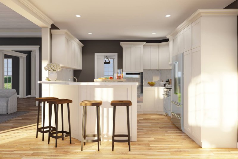 Dream House Plan - Interior - Kitchen 3 for Southern House Plan #17-2066 - 4 bed, 3 bath