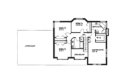 European Style House Plan - 4 Beds 3 Baths 2455 Sq/Ft Plan #117-131 