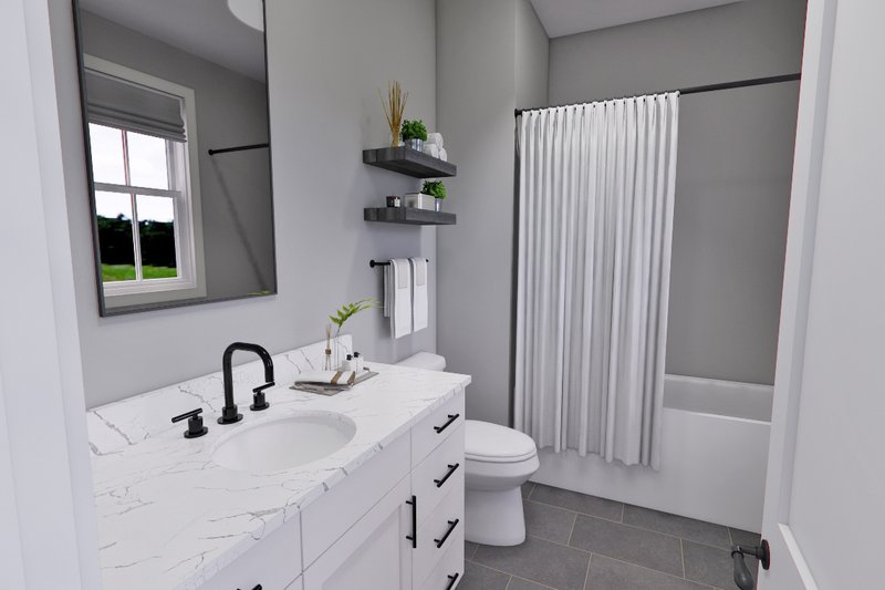 Architectural House Design - Interior - Bathroom for Farmhouse House Plan #51-1277 - 4 bed, 4.5 bath