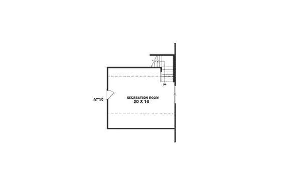 Floor Plan - Other Floor for Traditional House Plan #81-323 - 3 bed, 2 bath