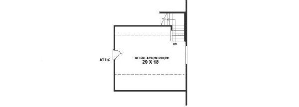 Floor Plan - Other Floor for Traditional House Plan #81-323 - 3 bed, 2 bath