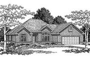 European Style House Plan - 2 Beds 2 Baths 1916 Sq/Ft Plan #70-492 