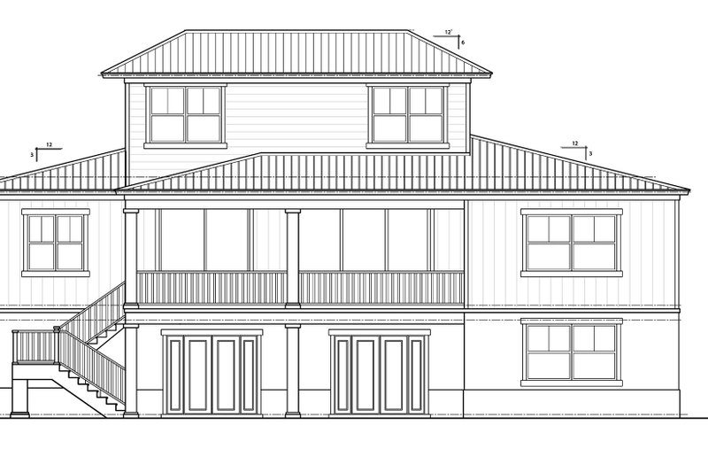 Beach Style House Plan - 4 Beds 3.5 Baths 3023 Sq/Ft Plan #938-118 ...