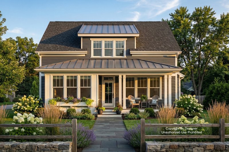 Dream House Plan - Exterior - Front Elevation 2 for Traditional House Plan #51-1257 - 3 bed, 3.5 bath