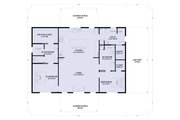 Barndominium Style House Plan - 2 Beds 2 Baths 1750 Sq/Ft Plan #1107-16 