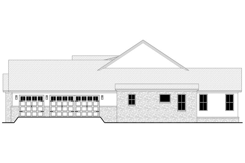 House Plan Design - Exterior - Other Elevation for Farmhouse House Plan #430-291 - 4 bed, 3.5 bath