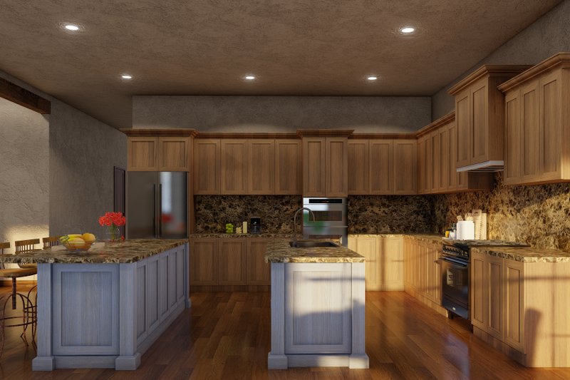 Dream House Plan - Interior - Kitchen 5 for European House Plan #923-31 - 4 bed, 3.5 bath
