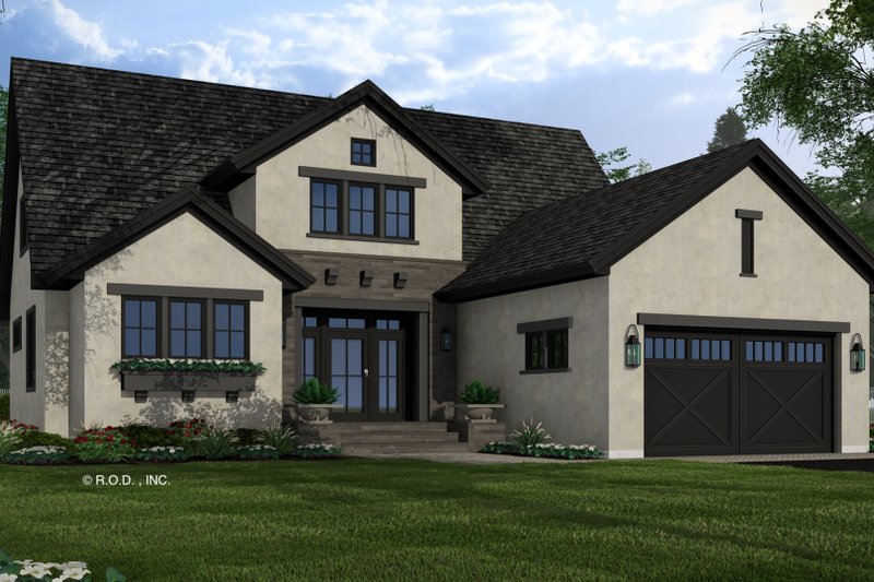 House Blueprint - Traditional Exterior - Front Elevation Plan #51-1298