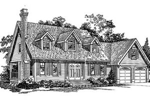 Traditional Exterior - Front Elevation Plan #47-262