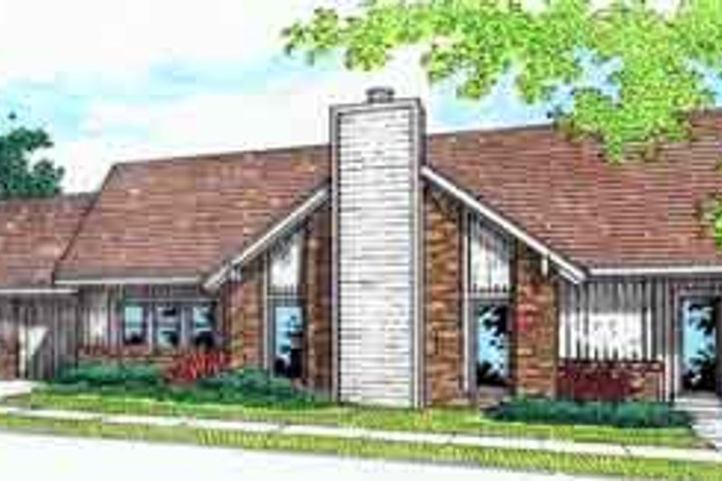 House Blueprint - Ranch Exterior - Front Elevation Plan #45-226