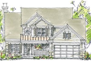 Traditional Exterior - Front Elevation Plan #20-246