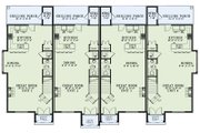 European Style House Plan - 2 Beds 2.5 Baths 1510 Sq/Ft Plan #17-2525 