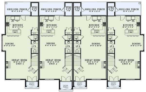 House Design - European Floor Plan - Main Floor Plan #17-2525
