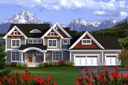 Craftsman Style House Plan - 5 Beds 3.5 Baths 3660 Sq/Ft Plan #70-1185 